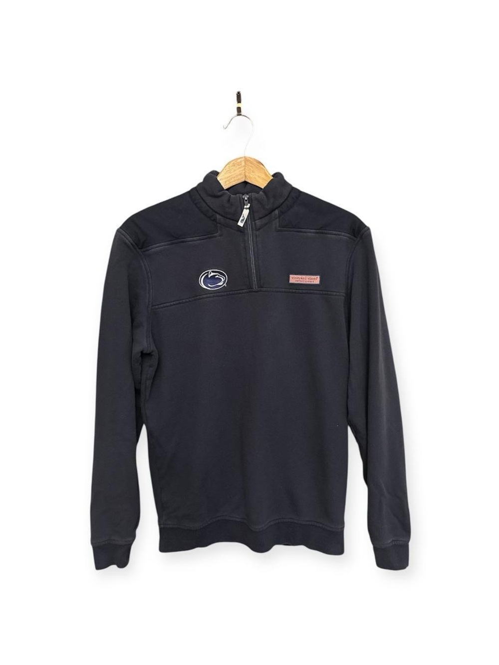 Vineyard Vines Penn State Men's Navy Quarter-Zip Pullover Sweatshirt